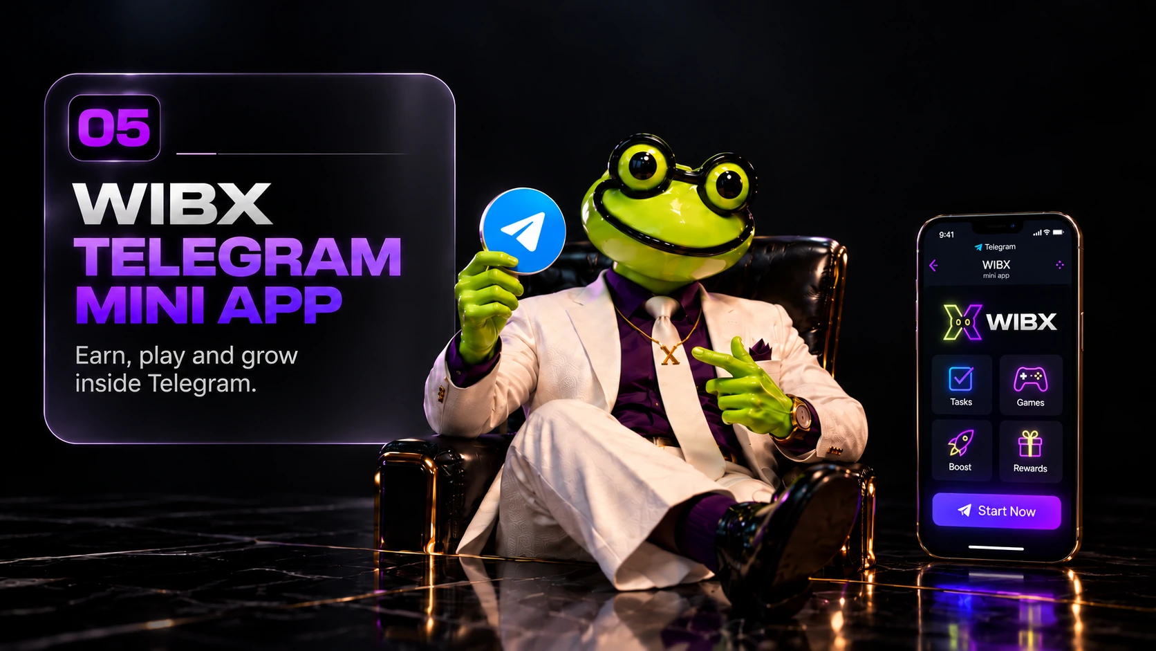 Mini App do Telegram — Melhor acesso. Mais segurança. Tudo no seu Telegram. Em qualquer lugar, a qualquer hora.